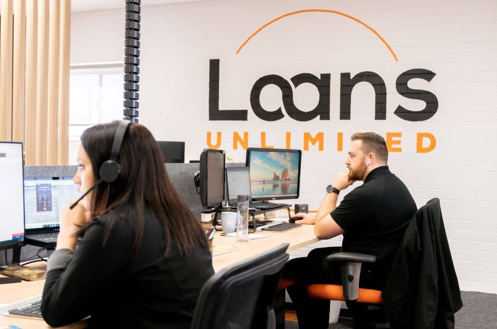 Staff at Loans Unlimited.