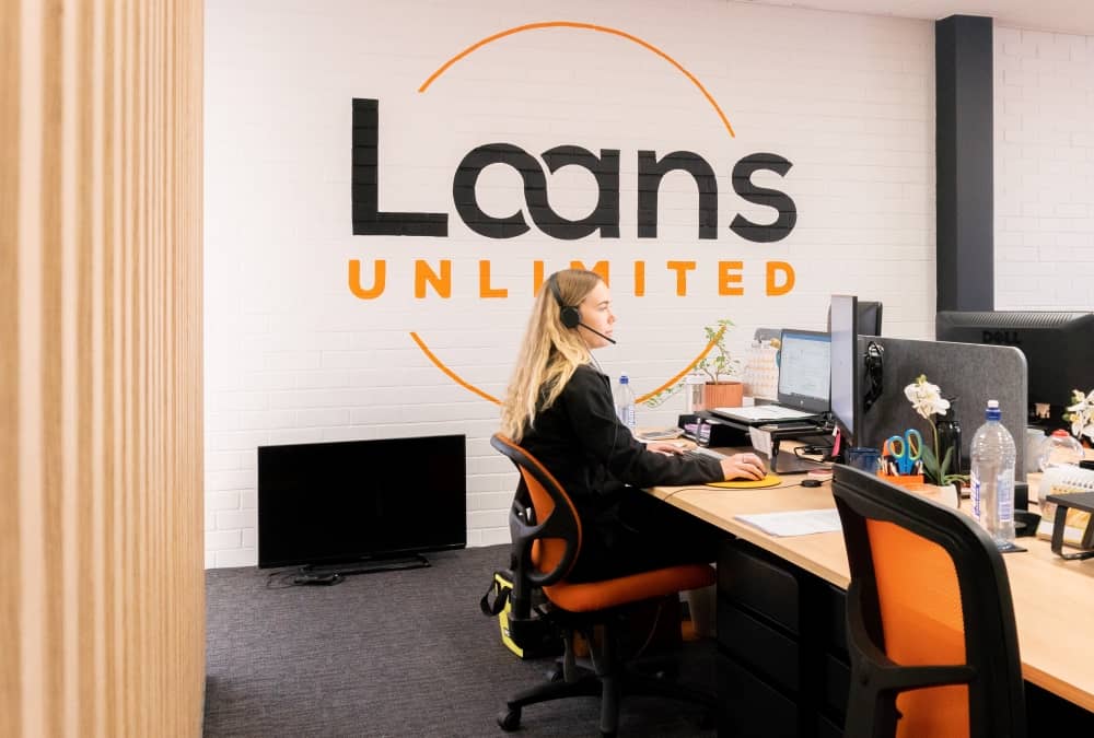 Loans Unlimited staff at work.